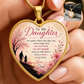 To My Daughter / From Dad -  Luxury Heart Necklace