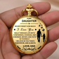 To My Daughter / From Dad - Luxury Vintage Pocket Watch Gift SS#1101