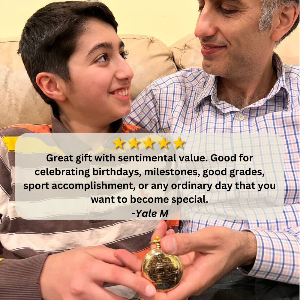 To My Son / From Dad - Luxury Vintage Pocket Watch Gift SS#2606