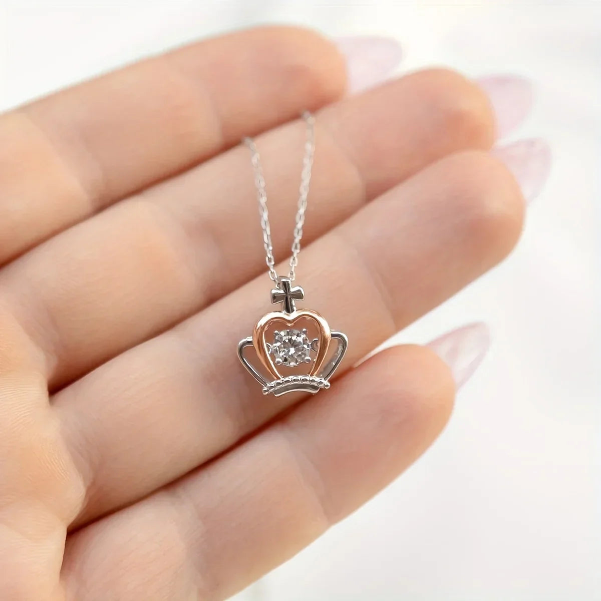 To My Wife - Crown Necklace - SS#012