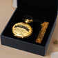 To My Grandson / From Grandpa - Luxury Vintage Pocket Watch Gift SS#2607