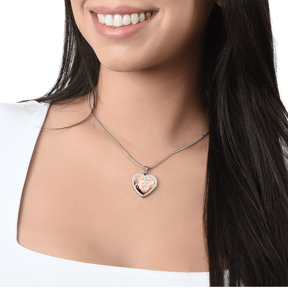 To My Daughter / From Dad -  Luxury Heart Necklace