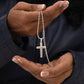 To My Son - From Mom - Cross Necklace with  Engraving