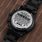 Laser Engraved Watch for Boyfriend / Husband
