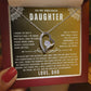 To My Daughter - From Dad - Luxury Necklace Gift Set SS#24