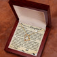 Forever Love Necklace - Letter to Daughter