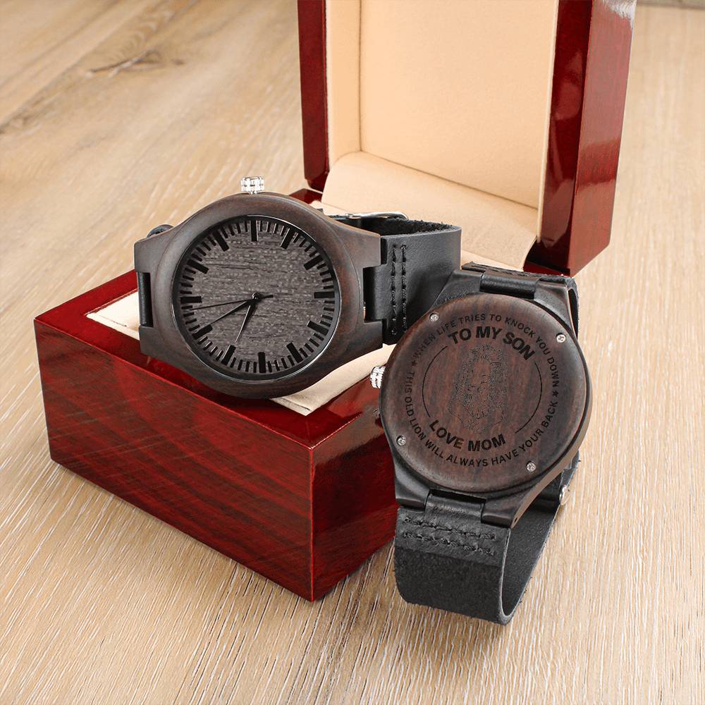 To my son - Love mom Luxury watch (02)