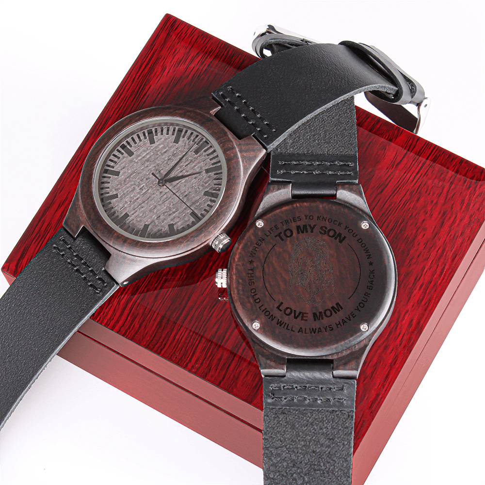 To my son - Love mom Luxury watch (02)