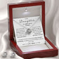 Love Knot Necklace with Free Zirconia Earring, Gift Box, and Velvet Pouch