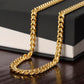 To My Man Luxury Cuban Necklace for Boyfriend/Husband