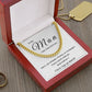 To My Man Luxury Cuban Necklace for Boyfriend/Husband
