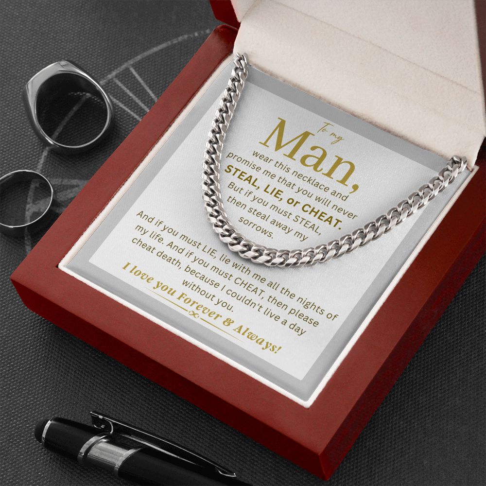 Promise Necklace - Never Steal, Lie, or Cheat