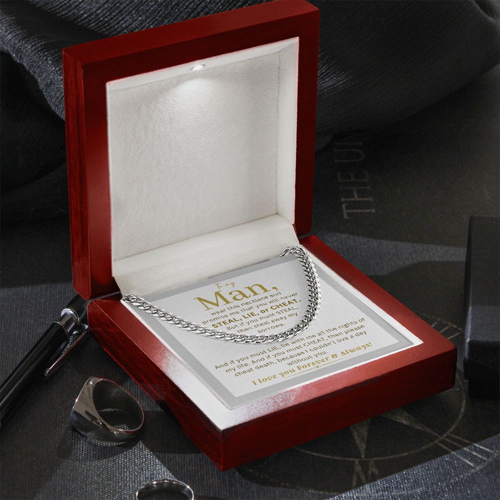Promise Necklace - Never Steal, Lie, or Cheat
