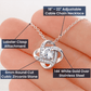 To my Daughter-in-Law Love Knot Necklace - 02