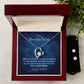 To my Beautiful Wife - Heart Necklace