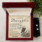 Forever love necklace with Free zirconia earring, gift box, and velvet pouch