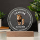 To My Son - Acrylic Plaque Gift - SO3120