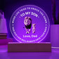 To My Son - Acrylic Plaque Gift - SO3120