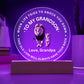 SPECIAL GRANDSON GIFT -   LED Acrylic Plaque - SO8494