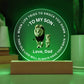 To My Son - Acrylic Plaque Gift - SO3120