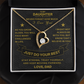 To My Daughter / From Dad Luxury Necklace Gift  SS#0325