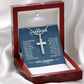 To Grandson / From Grandpa Artisan Cross Necklace - SO - 0041