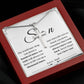 To My Son From Dad - Cross Necklace - SO02